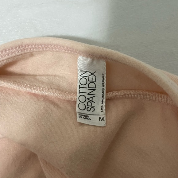 Los Angeles Apparel Crossover Wrap Top - Picture 3 of 4